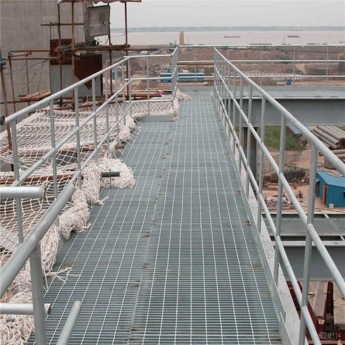 壓焊熱鍍鋅格柵板平臺 壓焊熱鍍鋅格柵板平臺