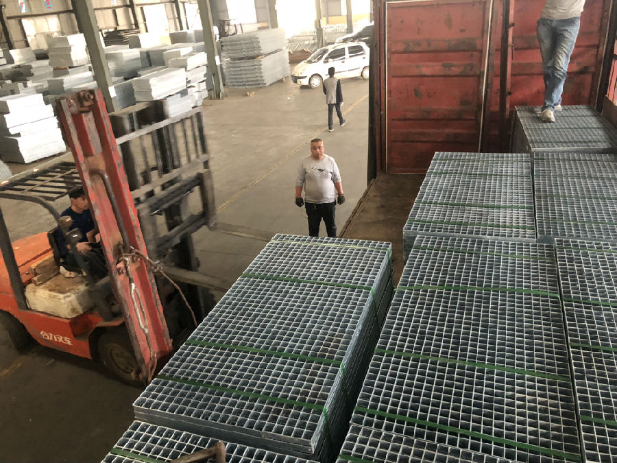 熱鍍鋅鋼格板平臺 熱鍍鋅鋼格板平臺